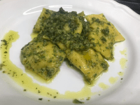 Tortelli di patate al pesto del chianti